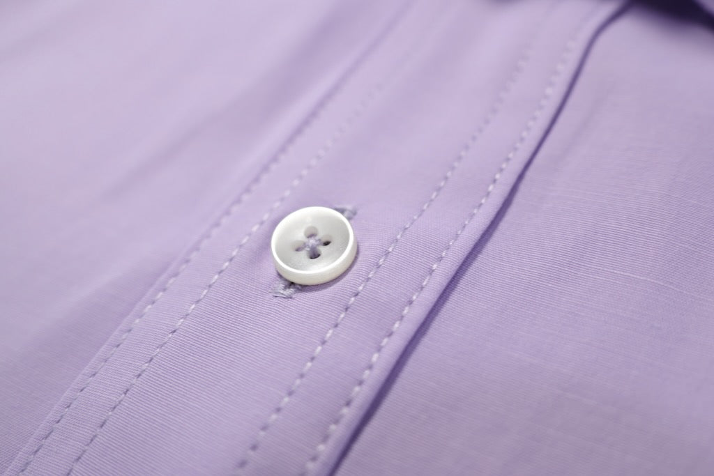 Camisa slim fit - Lila liso