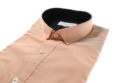 Camisa slim fit -  Durazno