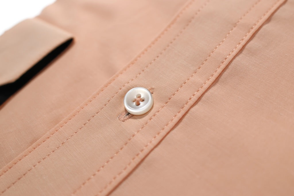 Camisa slim fit -  Durazno