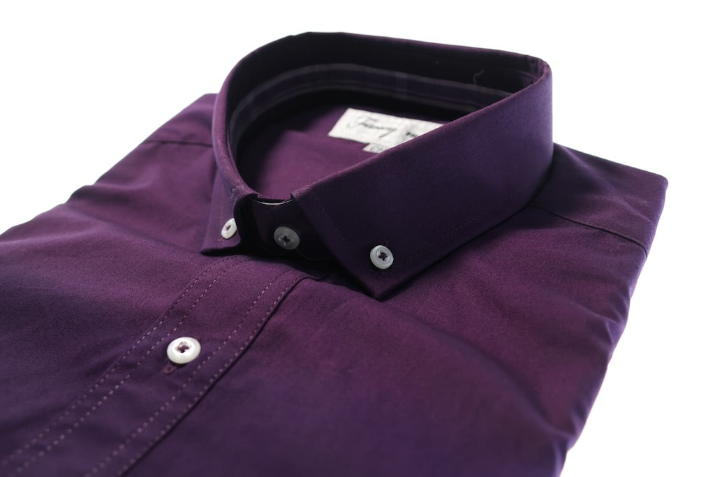 Camisa slim fit -  Morado