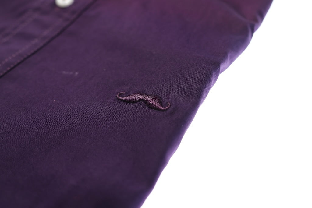 Camisa slim fit -  Morado