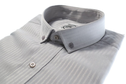 Camisa slim fit -  Blanco bordado