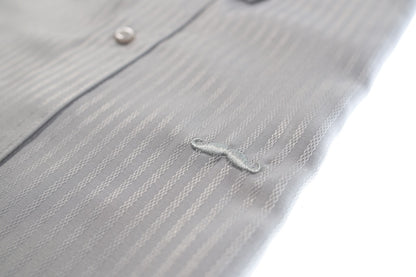 Camisa slim fit -  Blanco bordado