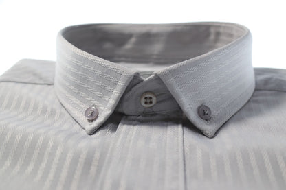 Camisa slim fit -  Blanco bordado