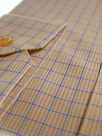 Camisa slim fit - Cuadrilla amarillo