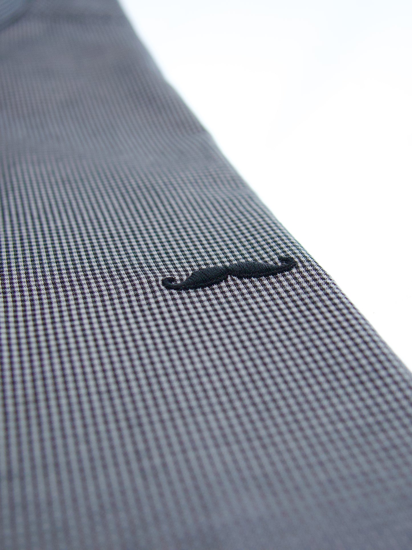 Camisa slim fit - Mini cuadro negro