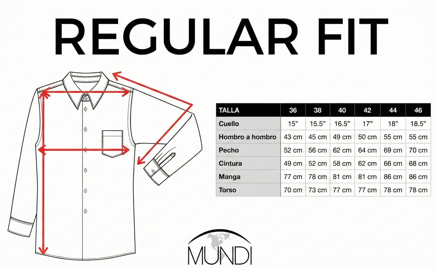 Camisa corte regular - Rayas azul y naranja